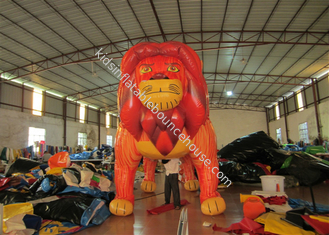 Реклама мультфильма раздувная подписывает цифровую картину гигантский раздувной лев для выставки