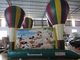 дом прыжка детей 4 x 5m раздувные/мышь Mickey платформы пандуса скачки воздушного шара крупного плана скачут дом