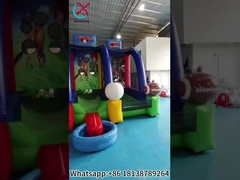 Внешняя интерактивная надувная спортивная игра надувный мяч