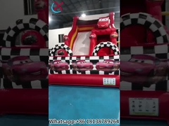 Надувные горки Pixar Cars Надувные сухие горки на открытом воздухе
