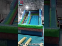 Коммерческие надувные горки Красочные конфеты Надувные сухие горки На улице