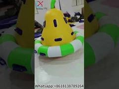 Герметичные надувные игры с гироскопом, надувная модель снежной груши, водные качели-балансир, батут