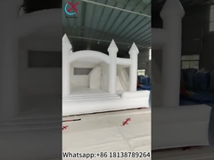 Надувной батут с горкой Комбинированный для свадебной вечеринки Детский надувной замок с горкой