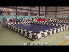 Посмотреть производителя Гигантские надувные бассейны из ПВХ с двойным бассейном для демонстрации на открытом воздухе