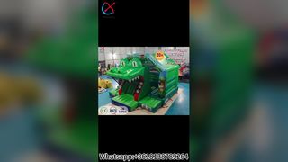 Dino Bounce House Slide Детская вечеринка