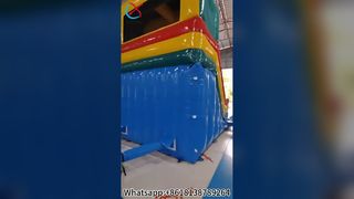 Гигантская надувная водная горка для вечеринки у бассейна
