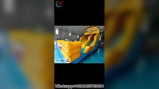 Гигантская надувная горка «Миньон» для детских мероприятий