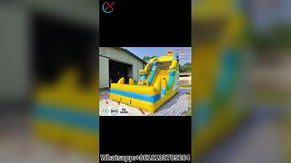 Надувная горка Minion для аренды детских вечеринок