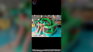 Надувной батут Jungle Adventure с горкой