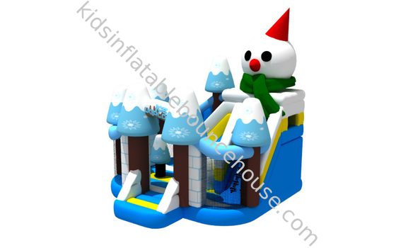 Игрушки Iceword хвастуна замка снеговика дома скачки раздувного рождества Combos раздувные